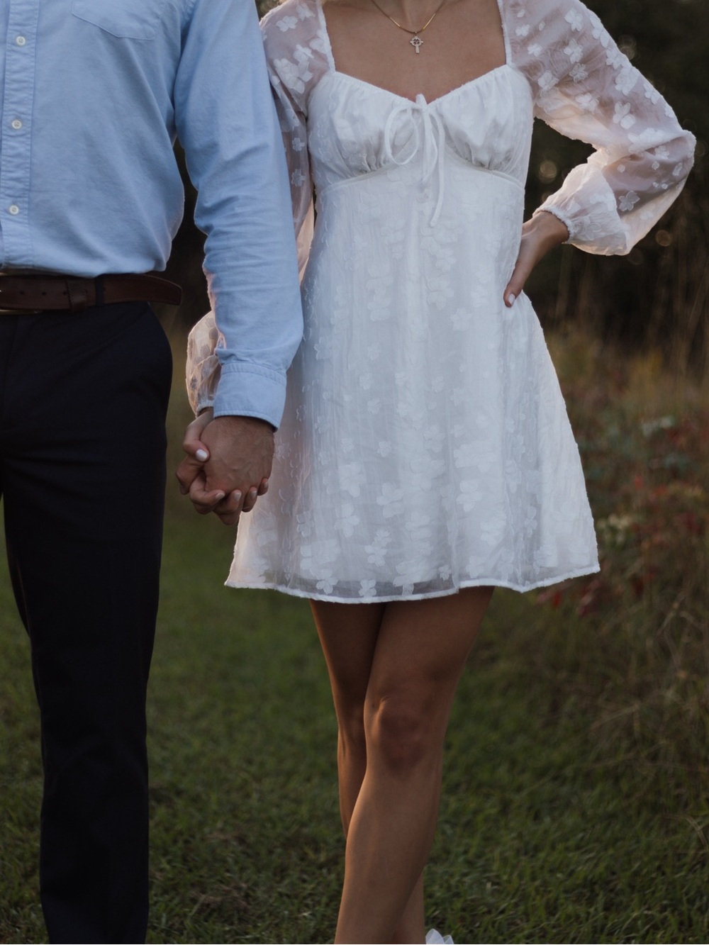 Lulu’s White Floral Lace Mini Dress - Women Dresses